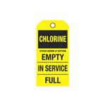 Cylinder Tags - Chlorine Sign